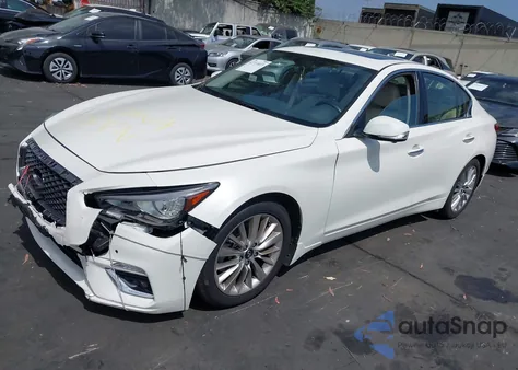 2021 Infiniti Q50 Luxe z USA, uszkodzony, nr VIN JN1EV7BP3MM705466